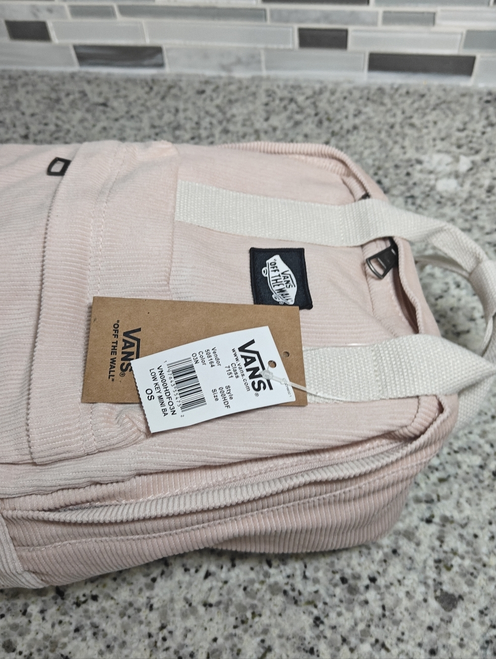 NEW Vans Low Key Mini Backpack (Sepia Rose Pink) - Picture 9 of 14